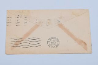 First Day Cover Los Angeles 1932 Olympics Stamped Envelope 3 - Cent Runner Stamps 2