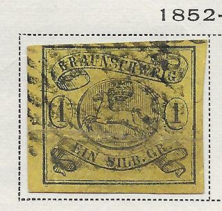 1 Brunswick Stamp From Quality Old Album 1852 - 1863