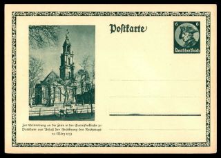 Mayfairstamps Germany 1933 Church Postal Card Stationery Wwb38447