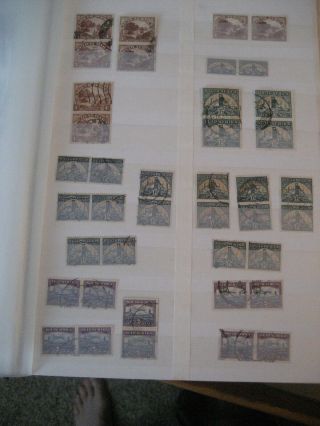 South Africa 1926 - 54 1/2d - 10/ - 152 Bilingual Pairs F/vfused Cv$$$$