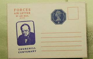 Dr Who Gb Forces Aerogramme Stationery Churchill Centenary C138184
