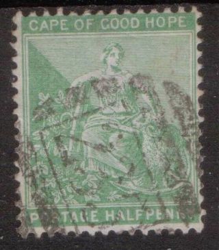 Cape Of Good Hope Numeral Postmark / Cancel " 235 " Malmesbury Station