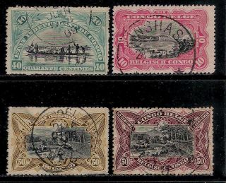 Belgium Colony Belgian Congo 1896 - 1921 Very Old Stamps - Congo Canoe,  River Sc