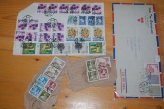 Weeda China & PRC covers,  Postcards,  Souvenir sheets on piece,  lot 4