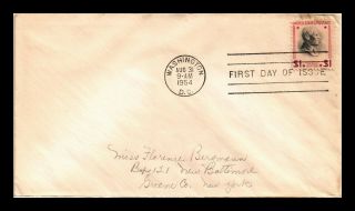 Dr Jim Stamps Us High Value Woodrow Wilson First Day Cover Uncacheted