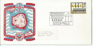 Gb Fdc 1972 75th Anniversary If First Wireless Signal Across Water