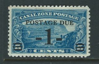 Bigjake:canal Zone J21,  1 Cent Postage Due On 5 Cent Stamp