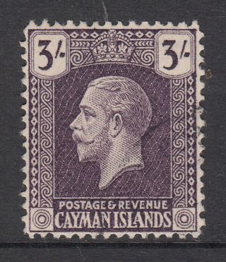 Cayman Islands 1921 - 26 Kgv 3/ - Sg 81 Cv £16