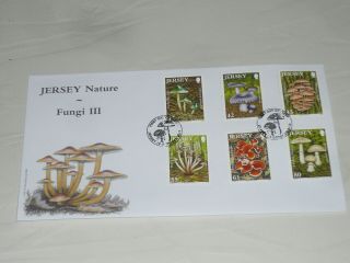 Jersey Post First Day Cover Stamps Jersey Nature Fungi Iii Mushroom Nature 2009
