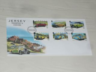 Jersey Post First Day Cover Stamps Jersey Transport Coaches 2011 Aec Leyland