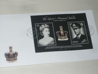 Jersey Post First Day Cover Stamps Queen 