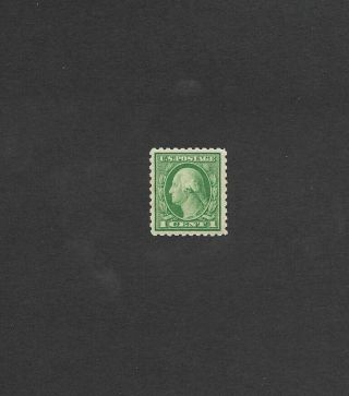 Us Stamps Sc 424 George Washington 1 Cent Mlh Perf 10 1913 - 15