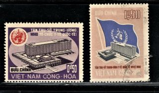 Hick Girl Stamp - Vietnam Stamp Sc 291 - 92 1966 Who R1520