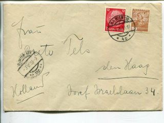 Austria And Germany Mixed Cover To Netherlands 4.  6.  1938