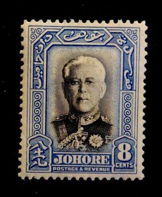 Johore,  Malaya,  British: 1940 Classic Era Stamp Scott 127 Sound