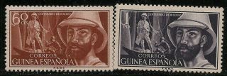 Spanish Guinea Scott 337 - 338 Never Hinged