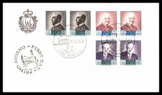 Mayfairstamps 1964 San Marino Olympics To 550 Lire First Day Cover Wwb57969