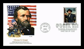 Dr Jim Stamps Us Ulysses S Grant Civil War First Day Cover Gettysburg