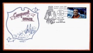 Dr Who 2011 Fdc Mercury Project Space Freedom 7 Artopages Cachet E46101