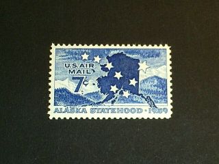 U.  S.  Scott C53 Alaska Statehood Mnh Og Vf