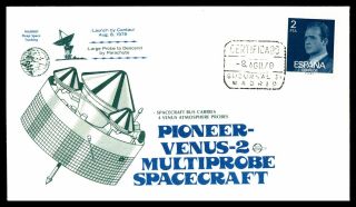 Mayfairstamps 1978 Spain Space Voyage Pioneer Venus 2 Multiprobe Spacecraft Cove