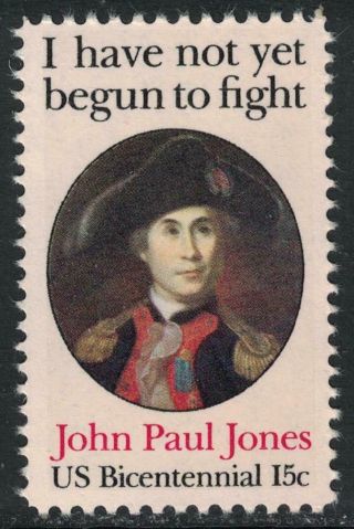 Scott 1789 - John Paul Jones,  Revolutionary War - 15c Mnh 1979 - Stamp