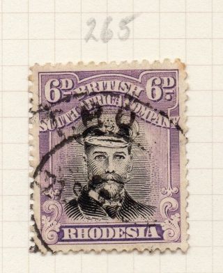 Rhodesia 1913 - 22 Gv Admiral Type Early Issue Fine 6d.  274425