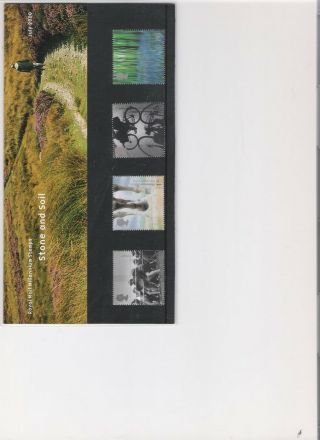 2000 Royal Mail Presentation Pack Stone And Soil Decimal Stamps