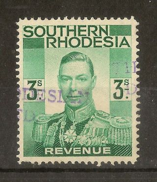 Southern Rhodesia 1937 Gvi 3/ - Revenue