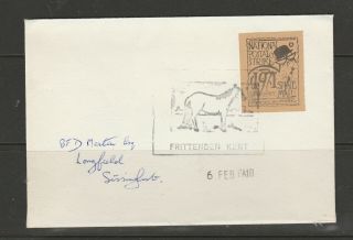Gb 1971 Strike Mail Cover,  Snail Mail,  Frittenden,  Kent