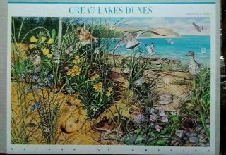 Us Nature 2008 Scott 4352 Great Lakes Dunes Set Of 10 Mnh Vf 42c Stamp Sheet