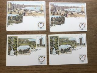 2x2 Iom Postal Stationery Postcards Essen 1994,  Fdi 4855