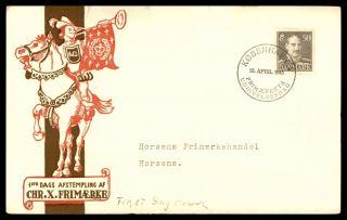 Mayfairstamps Denmark 1945 Dags Afstempling At Chr X Frimaerke First Day Cover W