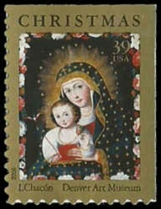 Us 4100 Bk Sgl.  39c Madonna & Child,  2006,  Mnh,  (pcb - 7)
