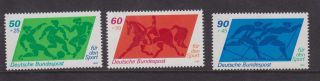 West Germany Mnh Stamp Deutsche Bundespost 1980 Sport Promotion Sg 1924 - 1926