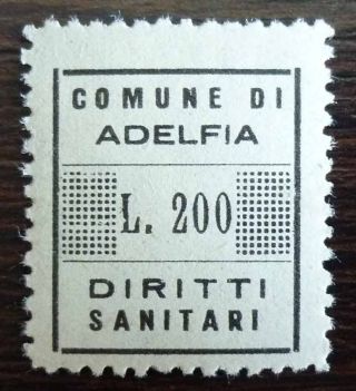 Italy - Rarely Seen Revenue Stamp Rr Italien Stempelmarke Usa J5