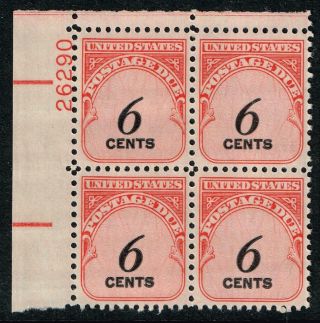 Us Stamp Bob J94 – 1959 6c Rotary Press Pl Blk Of 4 Mnh/og