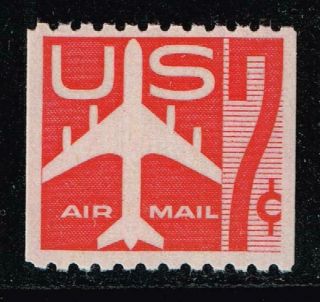 Us Stamp C61 – 1960 7c Jet Carmine Mnh/og Xfs