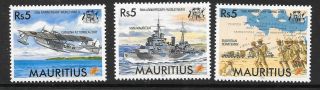 Mauritius Sg920/2 1995 End Of Second World War Mnh