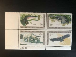 Us Stamp Scott 1427 - 1430 Plate Block Of 4