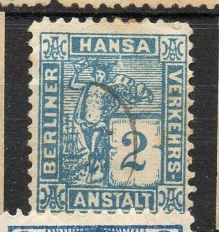 Germany Classic 1860 - 90s Private Or Local Post Item,  Berlin 317501