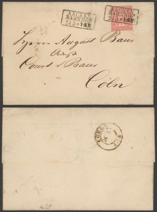 Germany North German Conf - Cover Aachen To Cologne 36162/5