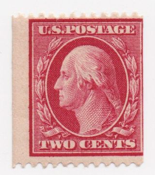 1909 Usa - George Washington - 2 Cent Coil Stamp (horizontal Perforation)