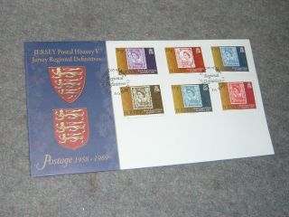 Jersey Post First Day Cover Stamps Regional Definitives Elizabeth 2nd Qe2 2010