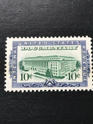 Us Revenue Documentary Stamp Scott R734 - 10 Cent Issue Of 1964 Mnh