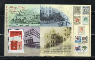 Hong Kong Asia Stamps Souvenir Sheet Never Hinged Lot 53563
