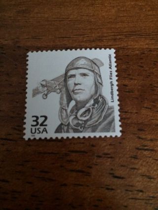 Us Stamps Charles Lindbergh Aviation Pilot