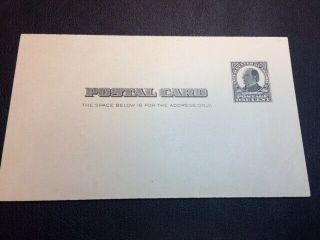 Ux20 Postal Card L 1908 1c Mckinley Black