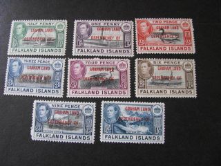Falkland Islands Stamp Set Graham Land Scott 2l1 - 2l8