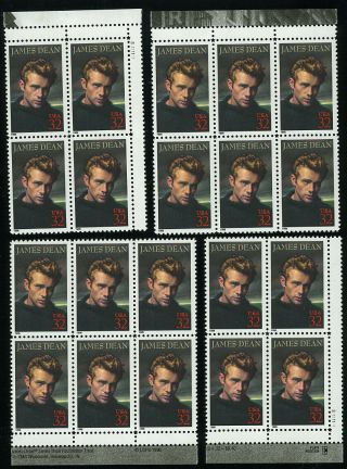 Us 3082 32¢ Legends Of Hollywood James Dean 20 Stamps Nh Mnh